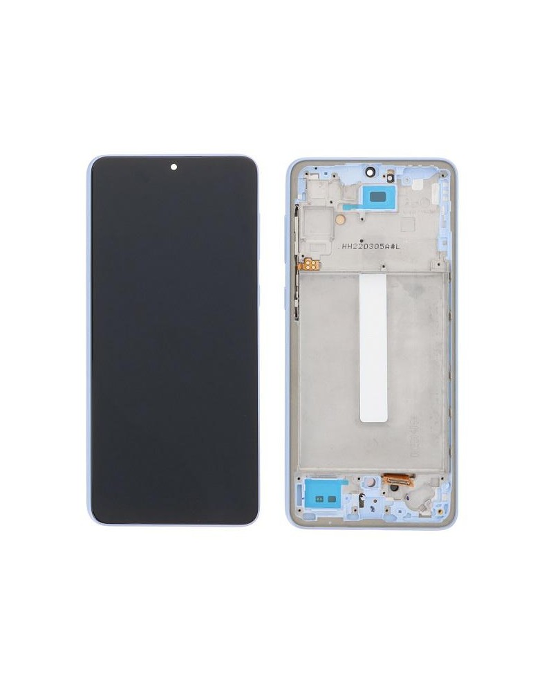 LCD e ecrã tátil com moldura azul para Samsung Galaxy A33 5G A336 A336B A336B Quality Oled