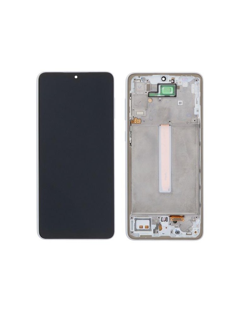 LCD and Touch screen with silver frame for Samsung Galaxy A33 5G A336 A336B A336B Oled quality