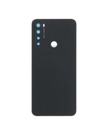 Tapa Trasera y Lente de Camara para Xiaomi Redmi Note 8 M1908C3JH  M1908C3JG  M1908C3JI - Negra