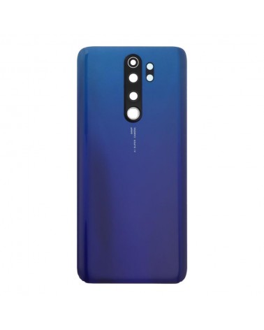 Tapa Trasera y Lente de Camara para Xiaomi Redmi Note 8 Pro M1906G7I - Azul