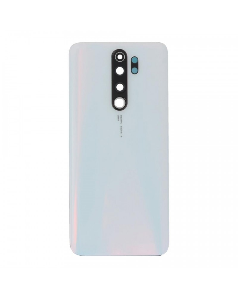 Tampa traseira e lente da câmara para Xiaomi Redmi Note 8 Pro M1906G7I - Branco