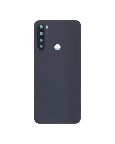 Tampa traseira e lente da câmara para Xiaomi Redmi Note 8T M1908C3XG - Preto