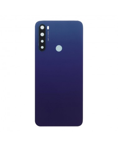 Tapa Trasera y Lente de Camara para Xiaomi Redmi Note 8T M1908C3XG - Azul