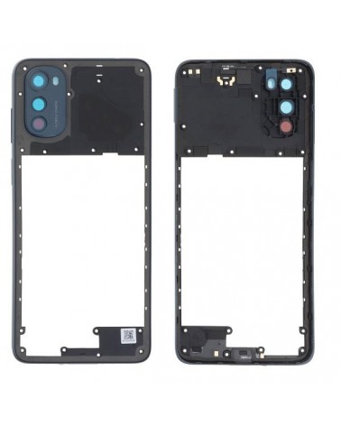 Central Frame for Motorola Moto E32s XT2229 - Grey