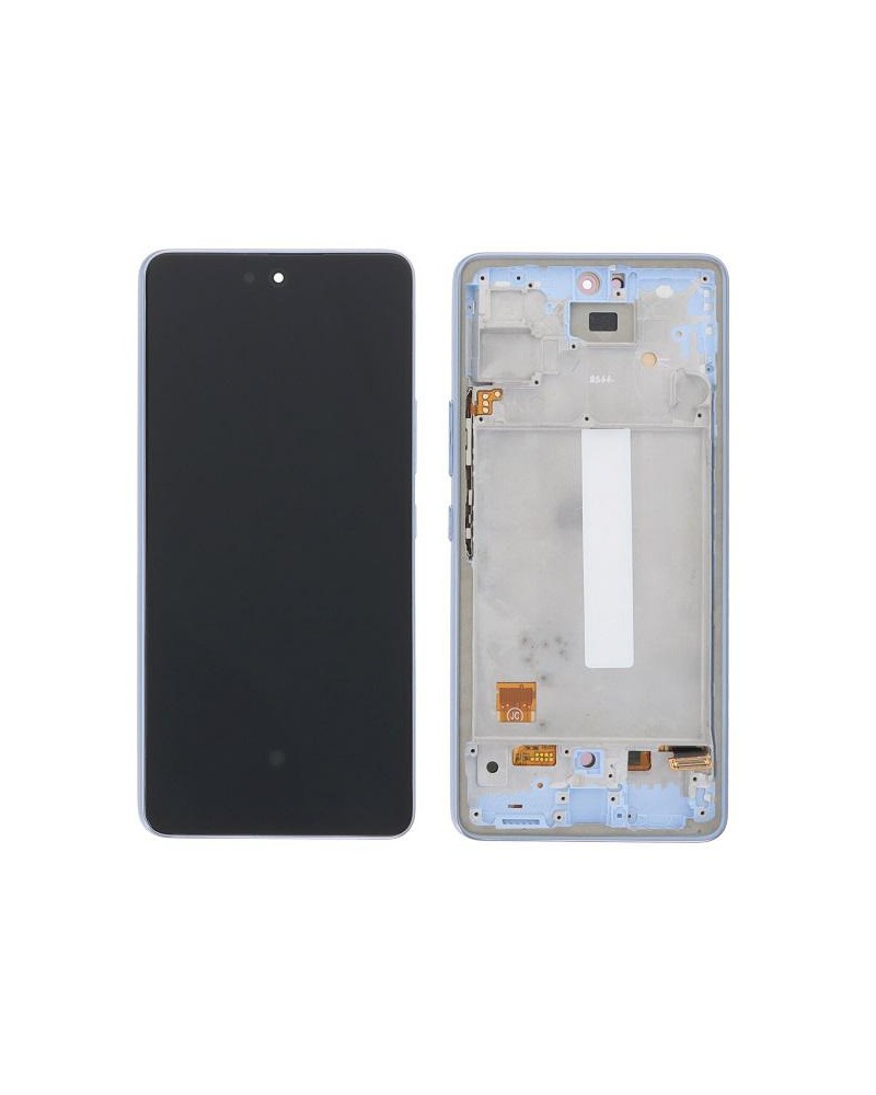 Pantalla LCD y Tactil con Marco Azul para Samsung Galaxy A53 5G A536 A536B   Calidad Oled  