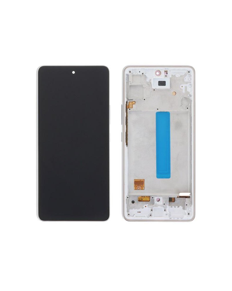 LCD and Touch Screen with Silver Frame for Samsung Galaxy A53 5G A536 A536B Oled Quality