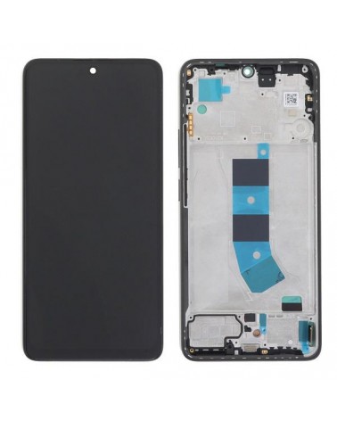 Pantalla LCD y Tactil con Marco Negro para Xiaomi Redmi Note 13 Pro 4G 23117RA68G  2312FPCA6G   Calidad TFT  