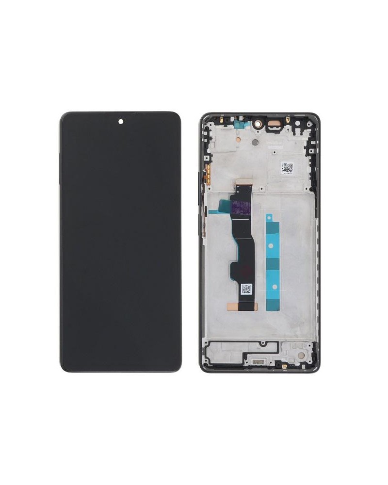 Pantalla LCD y Tactil con Marco Negro para Xiaomi Redmi Note 13 5G 2312DRAABC  2312DRAABG   Calidad TFT  