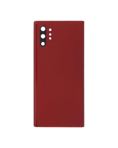 Capa traseira e lente da câmara para Samsung Galaxy Note 10 Plus N975 N975F - Vermelho