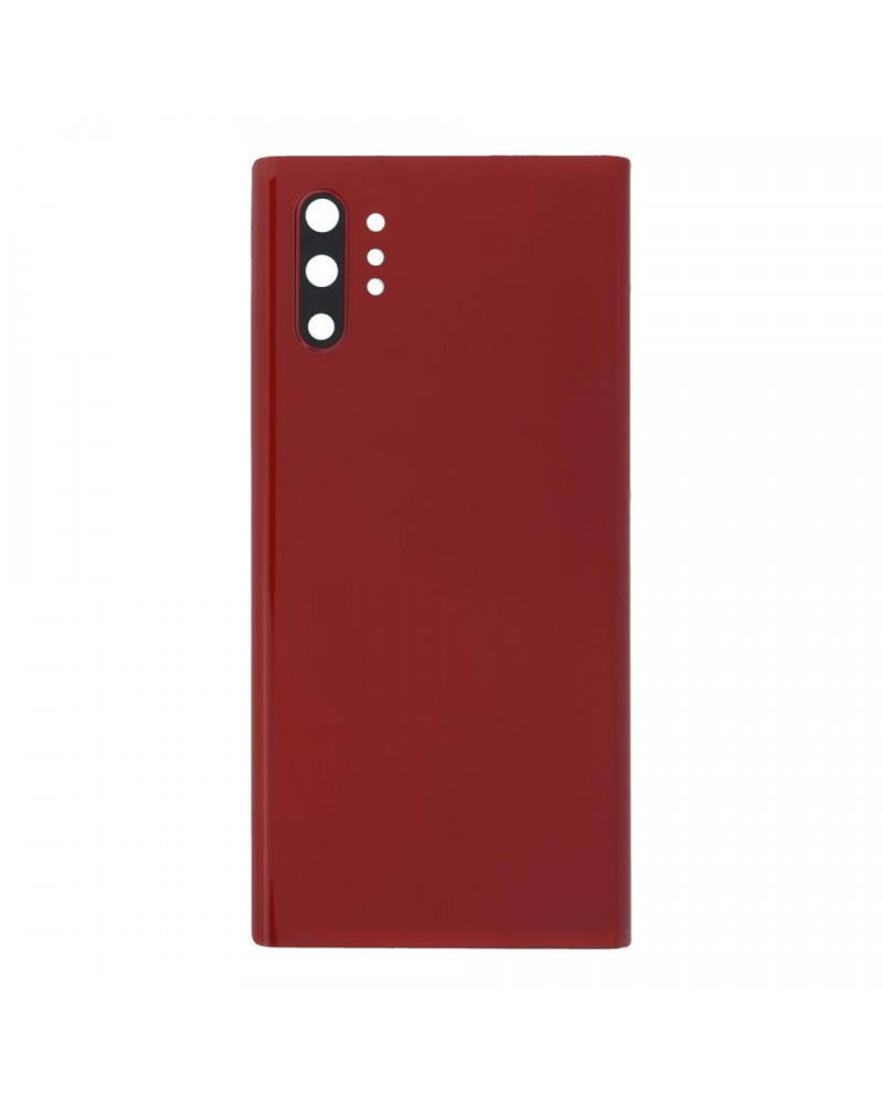 Capa traseira e lente da câmara para Samsung Galaxy Note 10 Plus N975 N975F - Vermelho