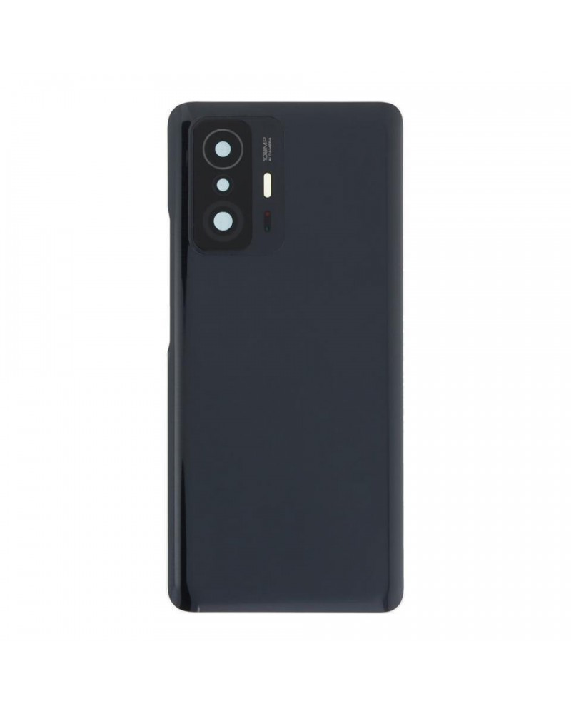 Rear Cover and Camera Lens For Xiaomi Mi 11T 21081111RG Mi 11T Pro 2107113SG 2107113SI - Black Gray