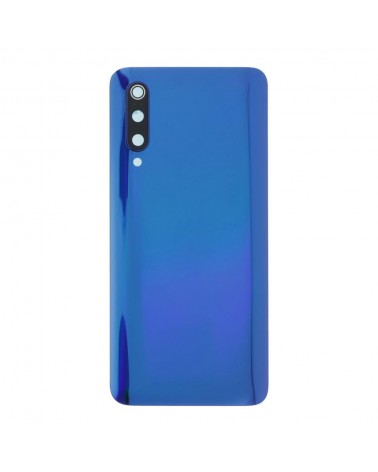 Tampa traseira e lente da câmara para Xiaomi Mi 9 Mi9 M1902F1G - Azul