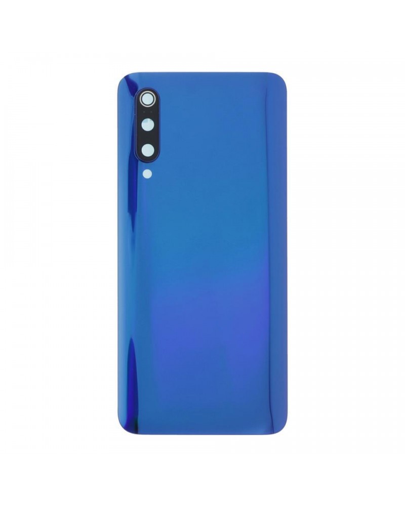 Tampa traseira e lente da câmara para Xiaomi Mi 9 Mi9 M1902F1G - Azul