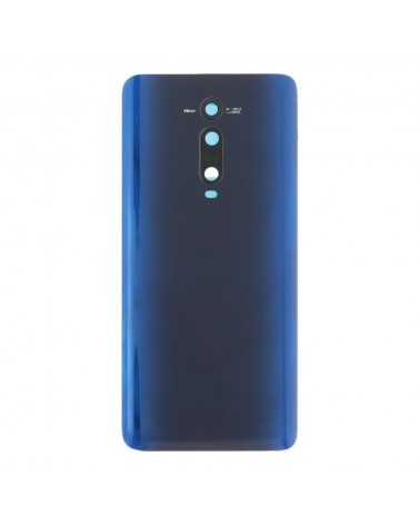 Tapa Trasera y Lente de Camara para Xiaomi Mi 9T M1903F10G  M1903F11G - Azul