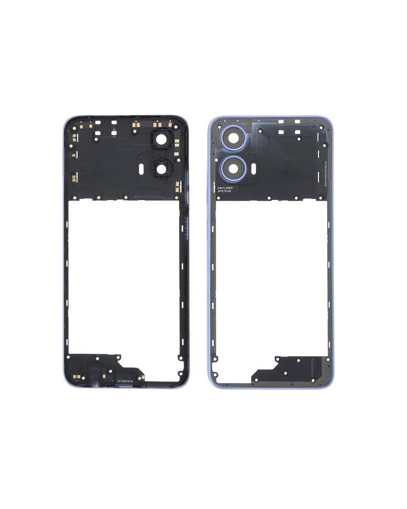 Central Frame for Motorola Moto G34 XT2363-2 - Blue