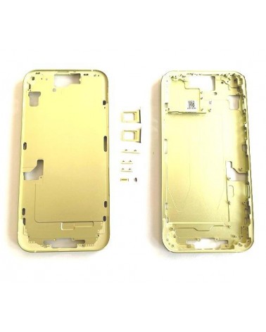 Chassis central para Iphone 15 Plus - Amarelo