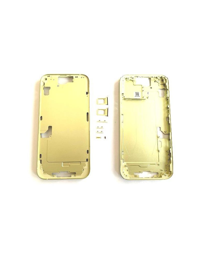 Chassis central para Iphone 15 Plus - Amarelo