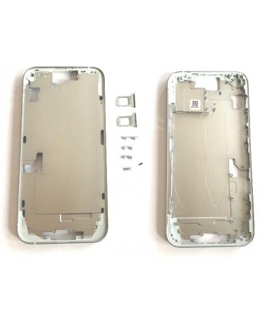 Central Chassis for Iphone 15 Plus - Silver