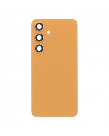 Tapa Trasera y Lente de Camara para Samsung Galaxy S24 S921 S921B - Naranja