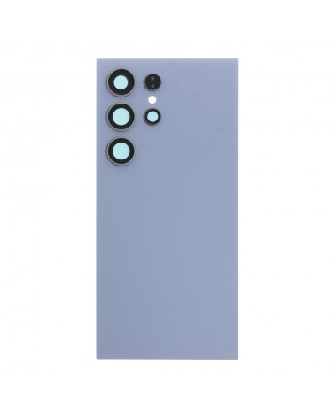 Tapa Trasera y Lente de Camara para Samsung Galaxy S24 Ultra S928 S928B - Azul