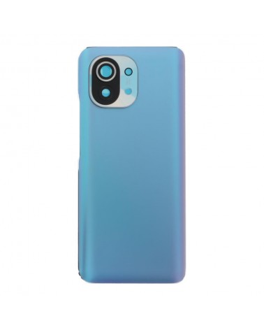 Rear Cover and Camera Lens for Xiaomi Mi 11 M2011K2C M2011K2G - Blue