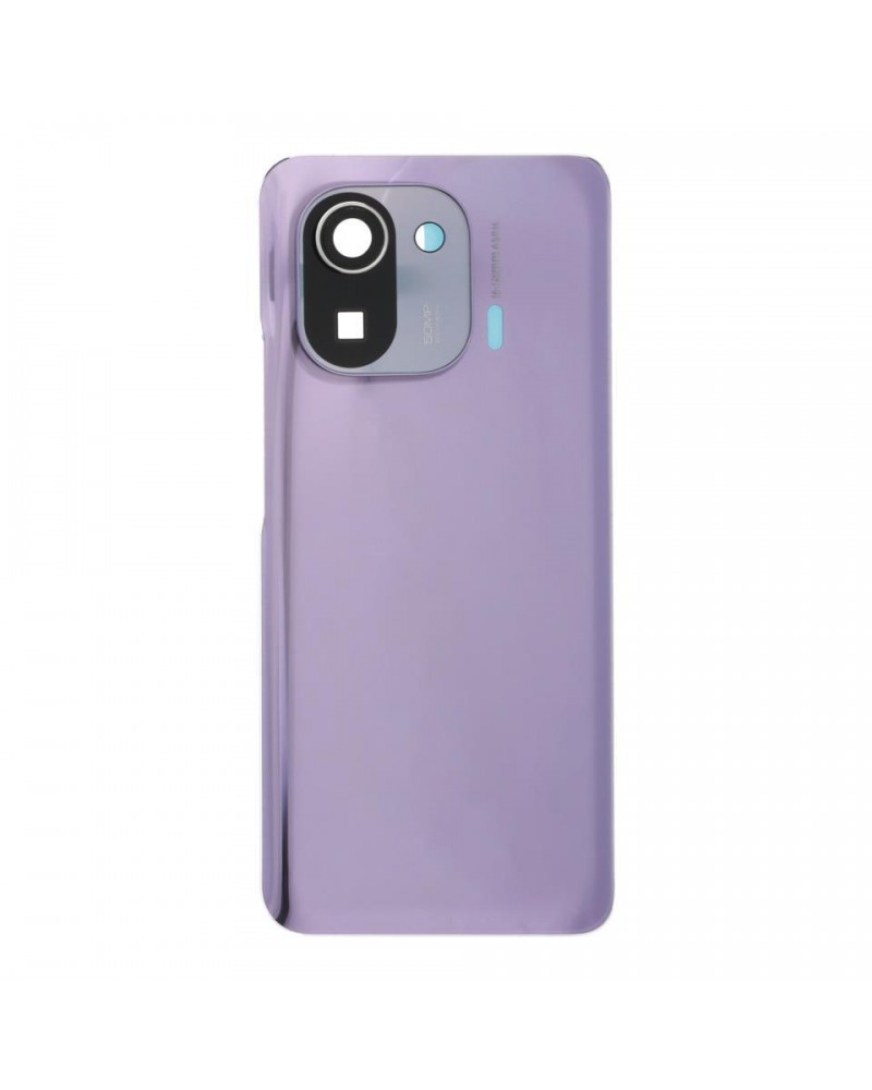 Tapa Trasera y Lente de Camara para Xiaomi Mi 11 Pro M2102K1AC - Purpura