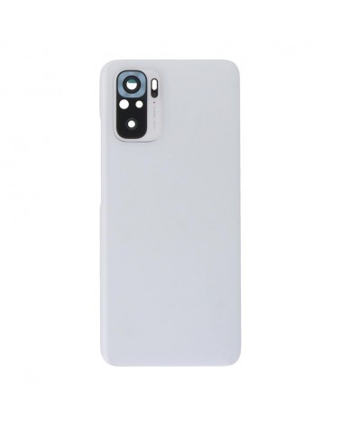 Rear Cover and Camera Lens for Xiaomi Redmi Note 10 4G M2101K7AG - White