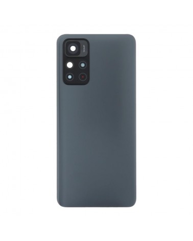 Tapa Trasera y Lente de Camara para Xiaomi Redmi Note 11 5G 21091116AC - Negra