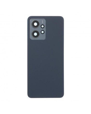 Tapa Trasera y Lente de Camara para Xiaomi Redmi Note 12 4G 23021RAAEG  23021RAA2Y  23027RAD4I  23028RA60L - Negra