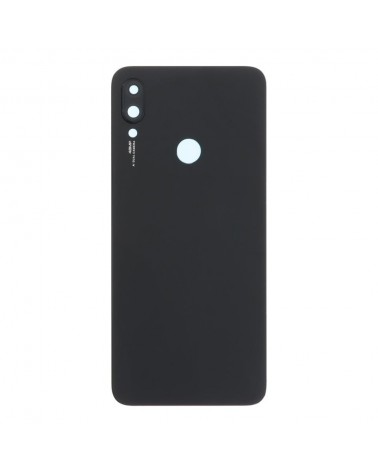 Tapa Trasera y Lente de Camara para Xiaomi Redmi Note 7 M1901F7G  M1901F7H  M1901F7I - Negra