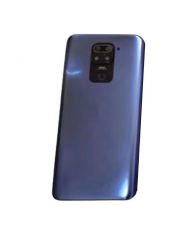 Tampa traseira e lente da câmara para Xiaomi Redmi Note 9 M2003J15SC M2003J15SG M2003J15SG M2003J15SS - Azul