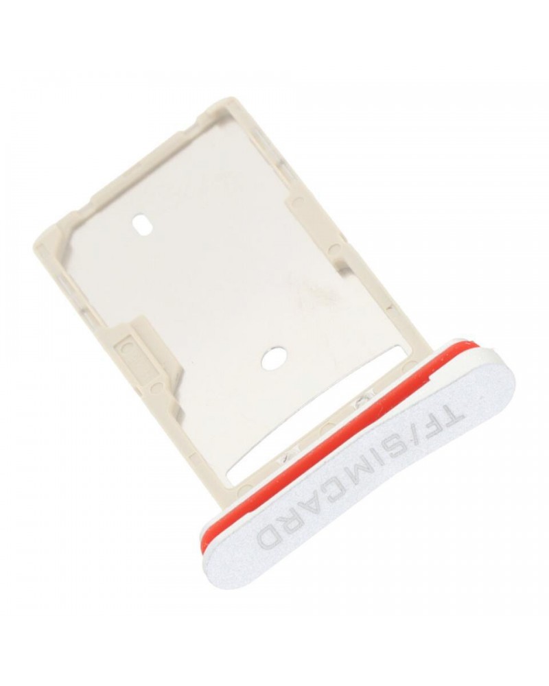 Sim Card Holder for Doogee S110 - White Silver