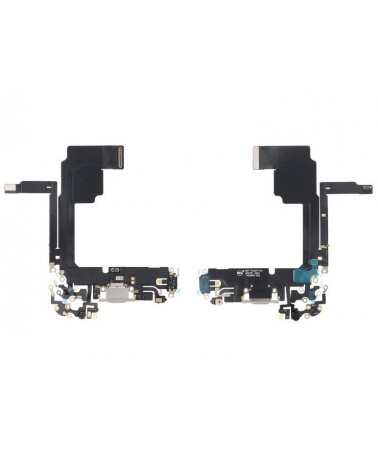 Conector de carregamento flexível para Iphone 15 Pro Titanium Natural - OEM