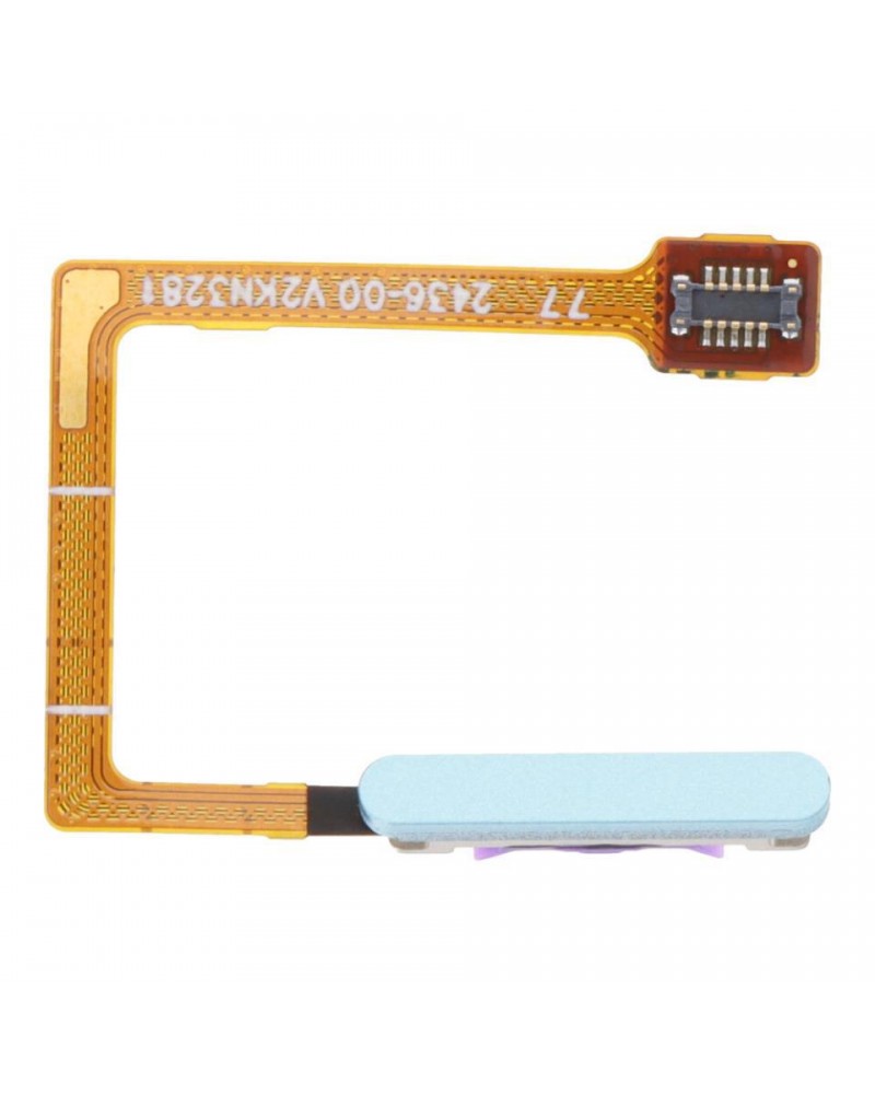 Flex Boton Home para Xiaomi Redmi Note 13 5G 2312DRAABC  2312DRAABG - Azul Claro