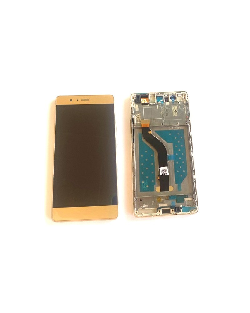 Pantalla LCD y Tactil con Marco para Huawei P9 Lite Dorada