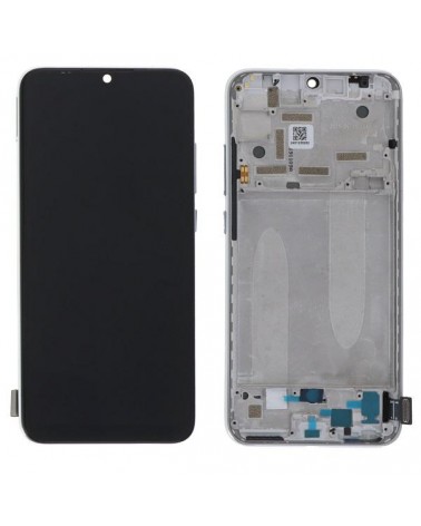 LCD and Touch Screen with Silver Frame for Xiaomi Mi A3 Mi CC9e - Black M1906F9SH M1906F9SI TFT Quality