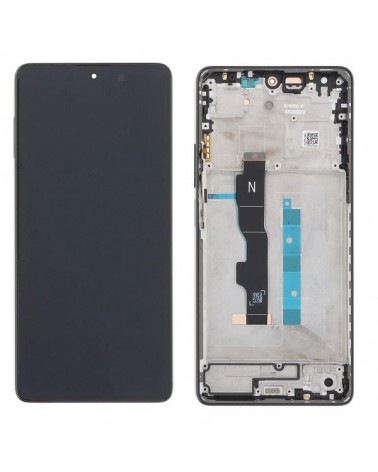 LCD e ecrã tátil com moldura preta para Xiaomi Redmi Note 13 5G 2312DRAABG - Alta qualidade