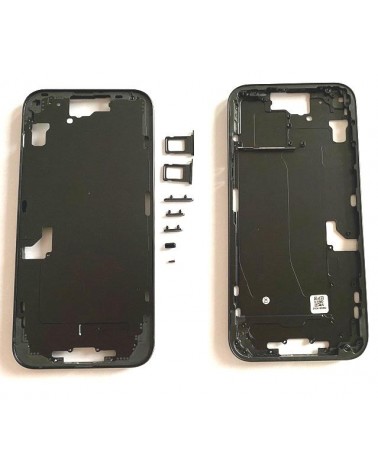 Central Chassis for Iphone 15 Plus - Black