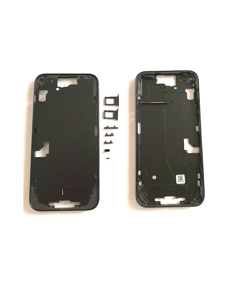 Central Chassis for Iphone 15 Plus - Black