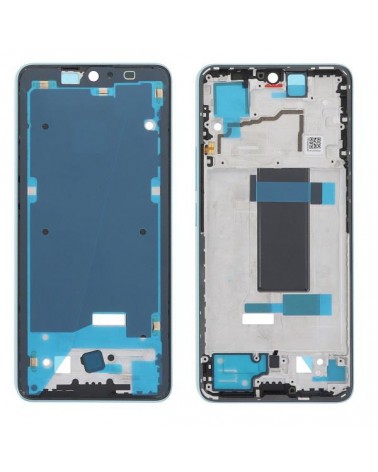 Moldura central para Xiaomi Redmi Note 13 Pro 5G 2312DRA50C 2312CRAD3C - Verde claro