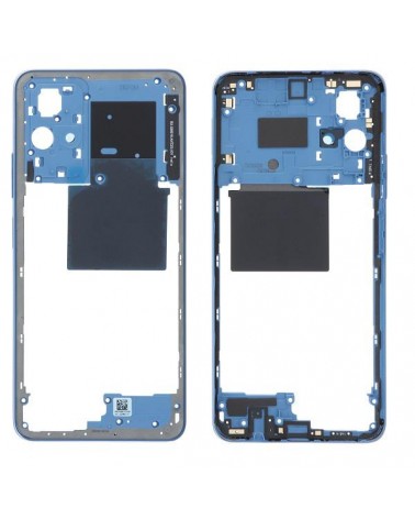 Central Frame for Xiaomi Redmi Note 11 5G - Blue