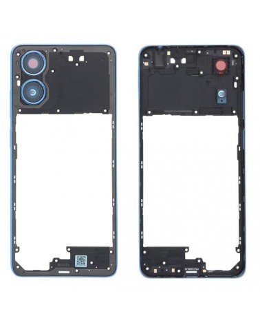 Central Frame for Motorola Moto G04 XT2421-2 - Blue