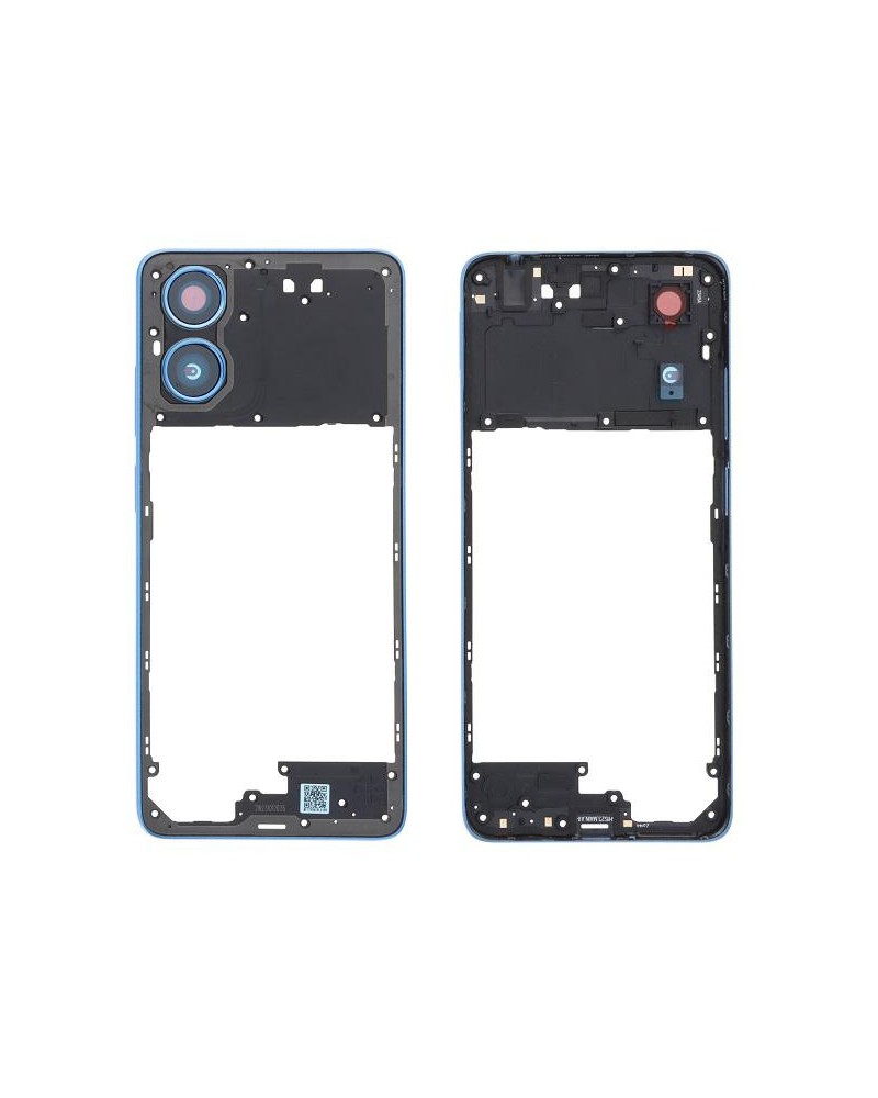 Central Frame for Motorola Moto G04 XT2421-2 - Blue