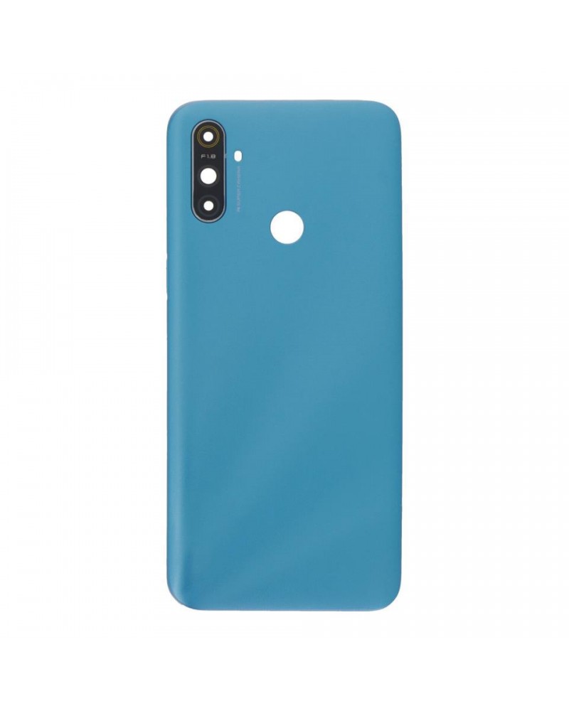 Tapa Trasera y Lente de Camara para Realme C3 RMX2027 - Azul