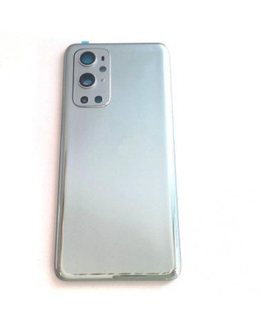 Rear Battery Cover and Camera Lens for Oneplus 9 Pro LE2121 LE2125 LE2123 LE2120 - Silver