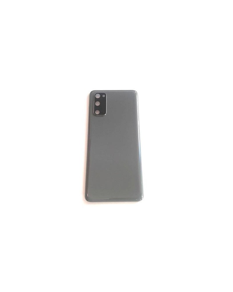 Tapa Trasera y Lente de Camara para Samsung Galaxy S20 G980 G980F   S20 5G G981 G981F - Gris