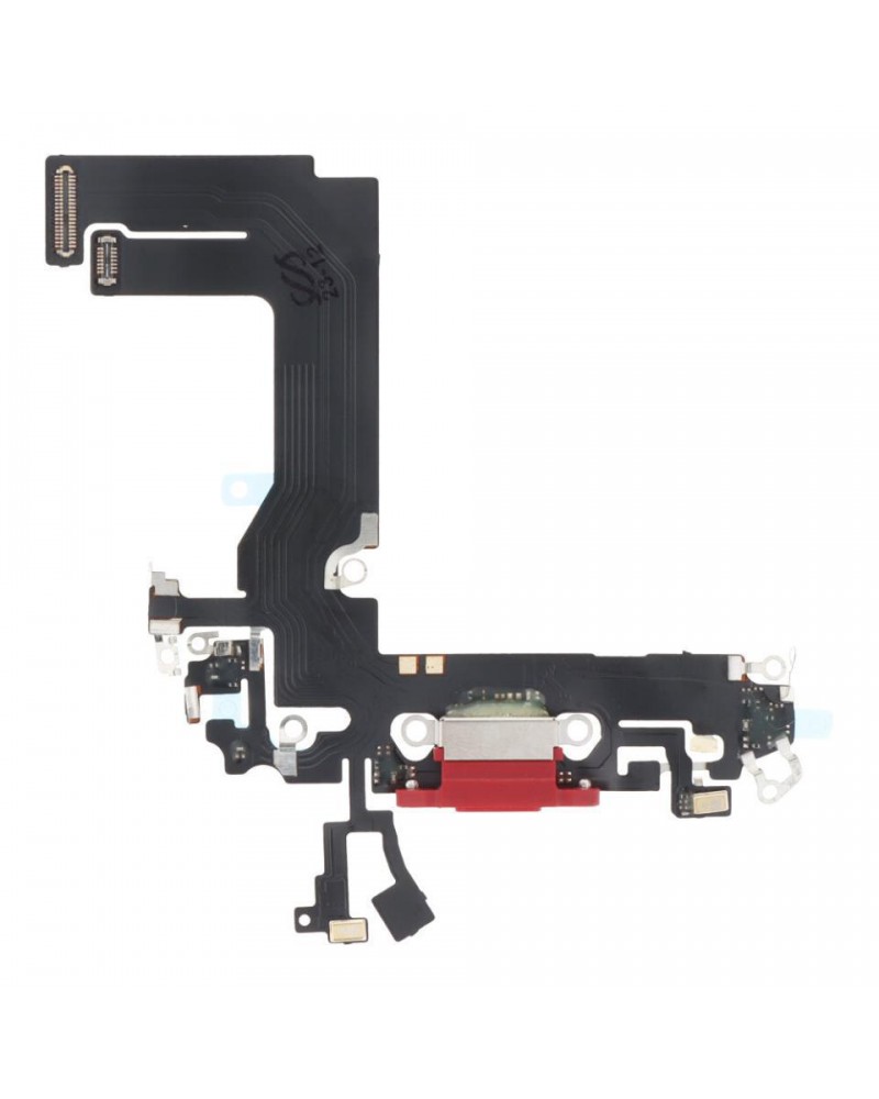 Conector de carregamento flexível para Iphone 13 Mini Vermelho - Compatível