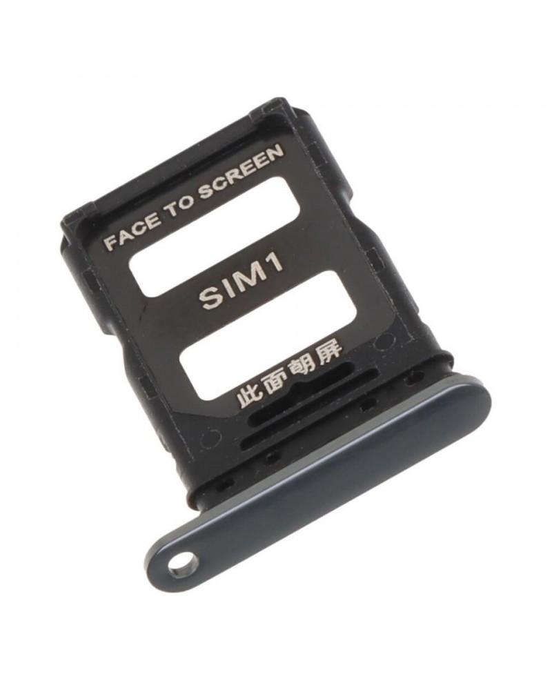 Dual Sim Card Holder for Xiaomi Mi 14 23127PN0CC 23127PN0CG - Black