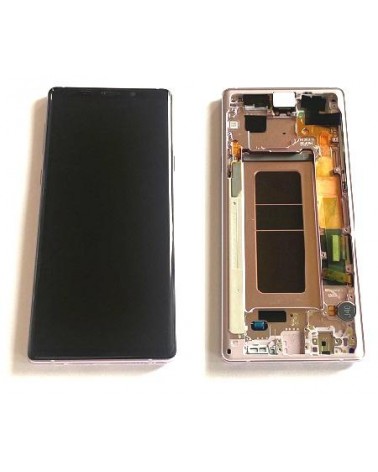 LCD e ecrã tátil com moldura roxa para Samsung Galaxy Note 9 N960 N960F N960F Service Pack