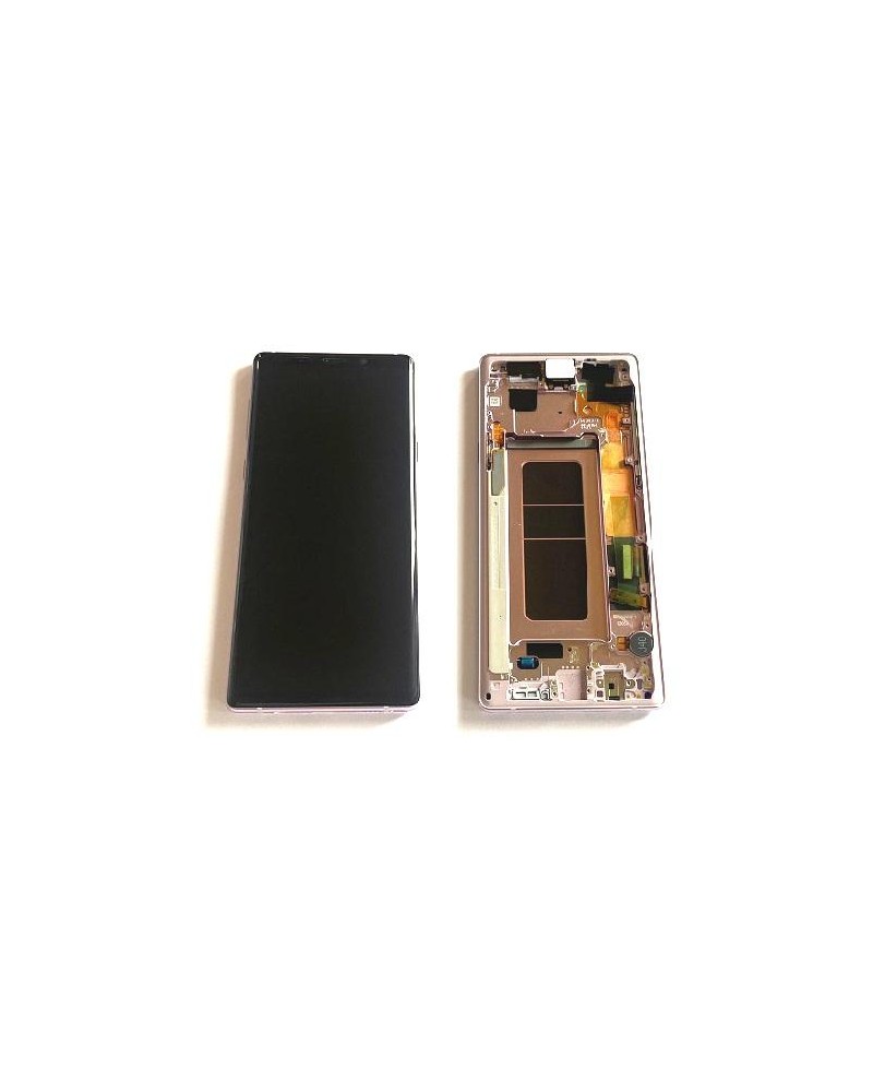 LCD e ecrã tátil com moldura roxa para Samsung Galaxy Note 9 N960 N960F N960F Service Pack